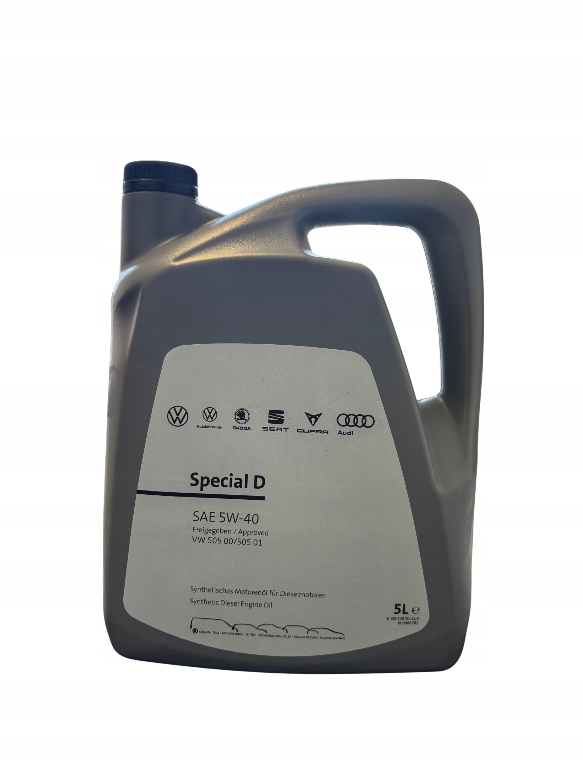 Olej silnikowy Volkswagen Vag 5W40 5W-40 5L Special D 505.00 505.01