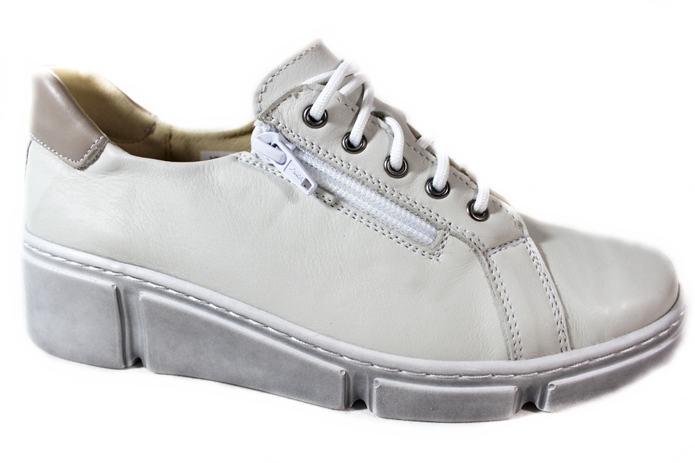 Polobotky Wasak 0681 VEL.36 Kůže Šedá Lico