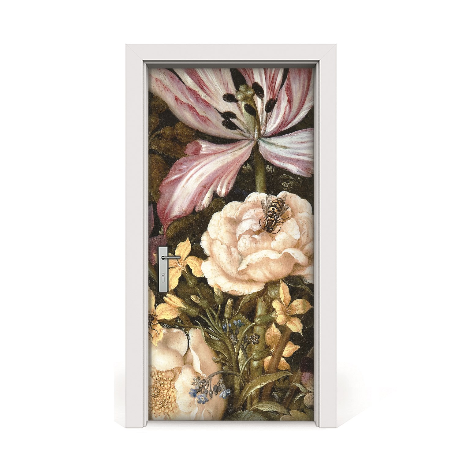 

Okleina naklejka drzwi Bukiet kwiatów 95x205