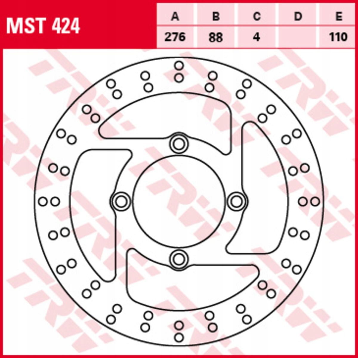Predný kotúč Honda XL 125V (Varadero) 2001 – pevný balík Kolizia #10