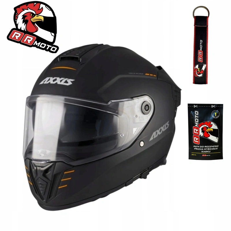 Motocyklová prilba Axxis Hawk Evo Sv Solid A1 Matt čierna matná Darčeky