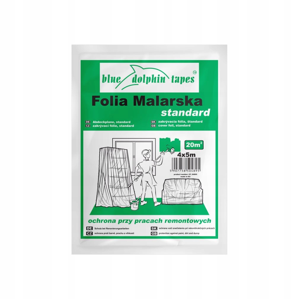 

Folia malarska Blue Dolphin Standard 4x5 m