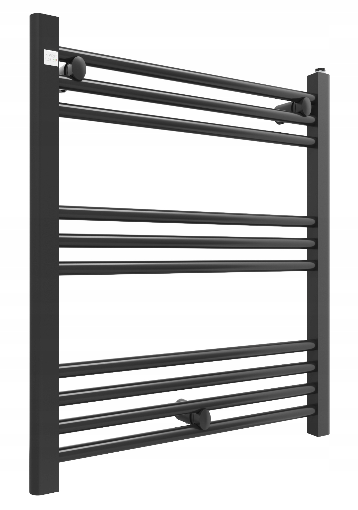 Kúpeľňový Ohrievač Čierny 60/70 cm Radiátor Moderný Puerto