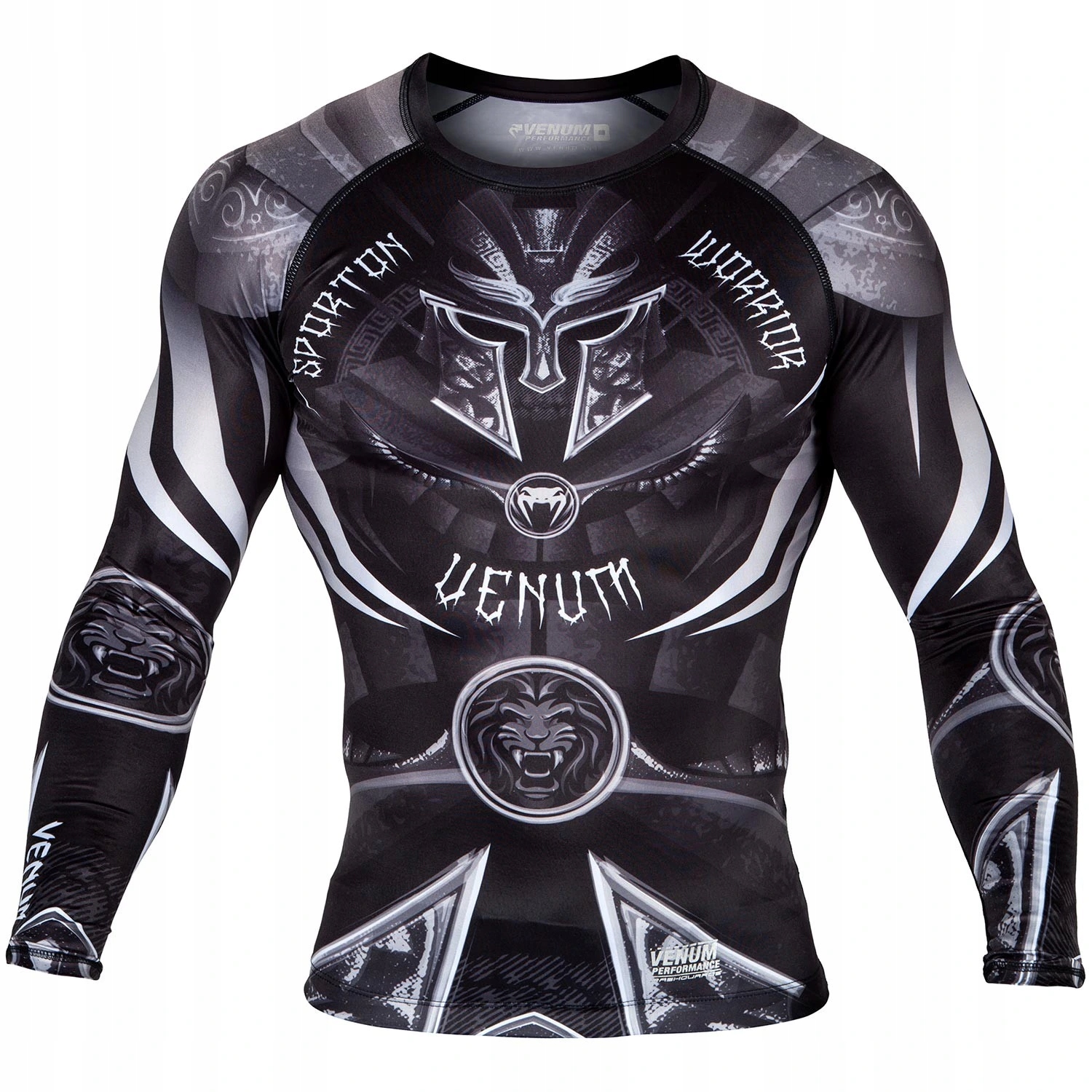 Rashguard Venum Gladiator 3.0 dl. rukáv černo/bílý VENUM-02986-108 2000