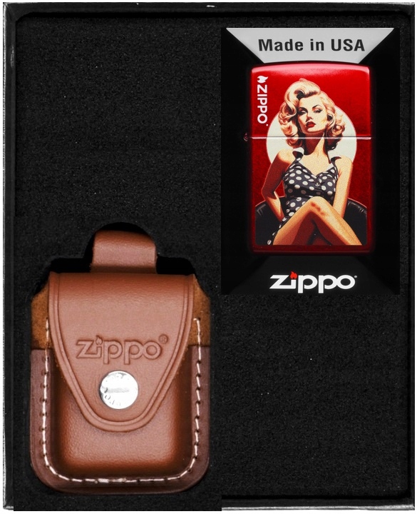 Sada Zapalovač Zippo Vintage Pinup Design dárek č. 4