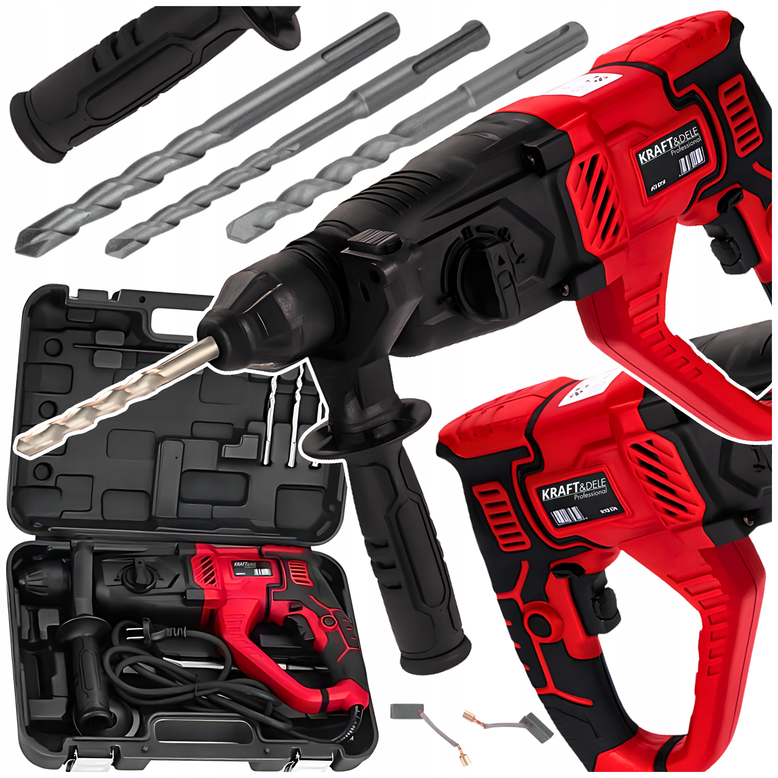 Vrtací Kladivo 5200BPM Vrtačka 2600W 230V Sds+ Silné Příklepové Kladivo