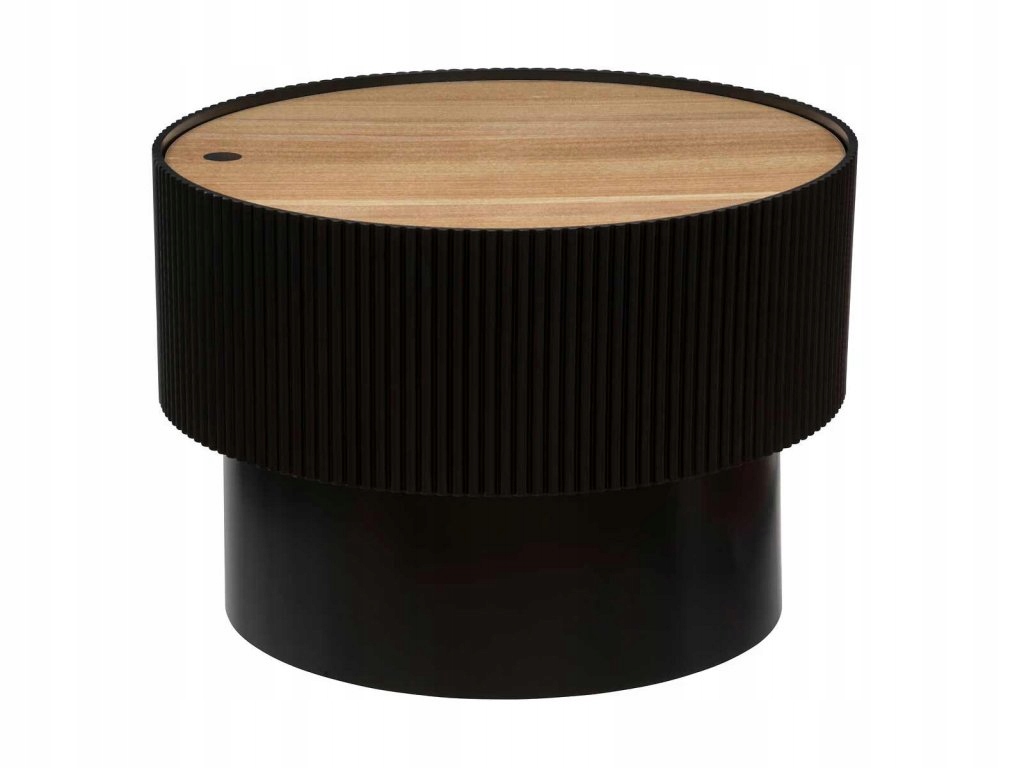 Kávový stolík s úložným priestorom Enola, okrúhly, ? 55 cm