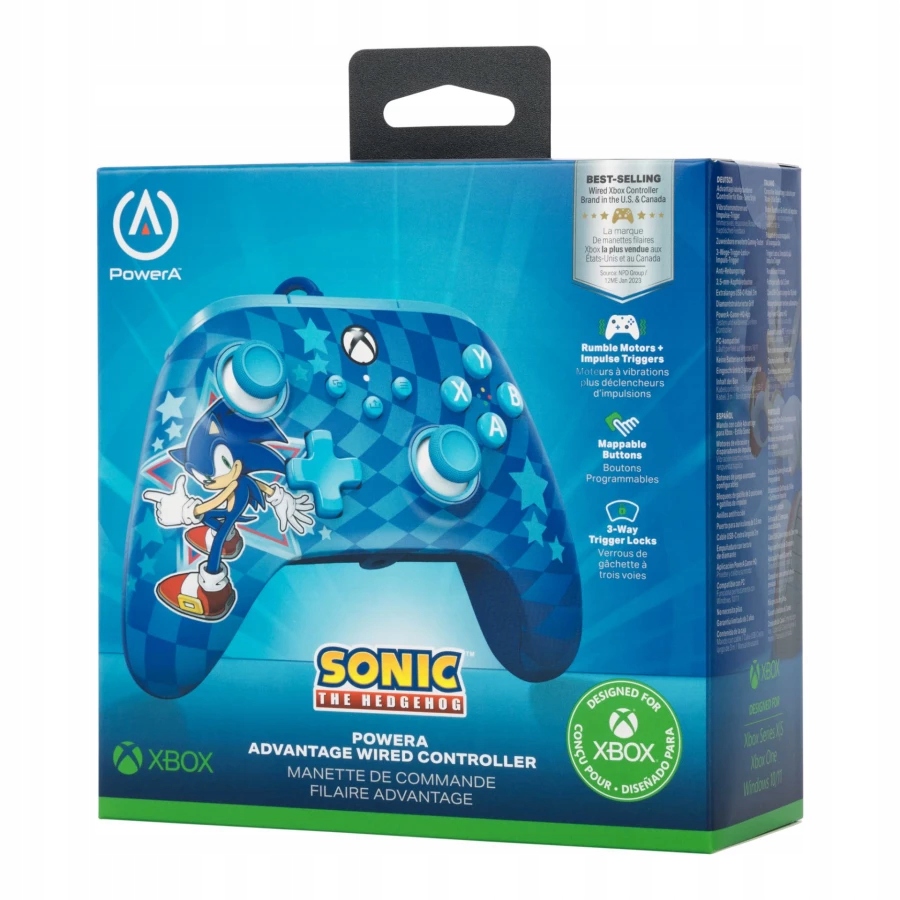 PowerA Pad przewodowy Advantage Sonic Xbox Series X Xone Win 10 11