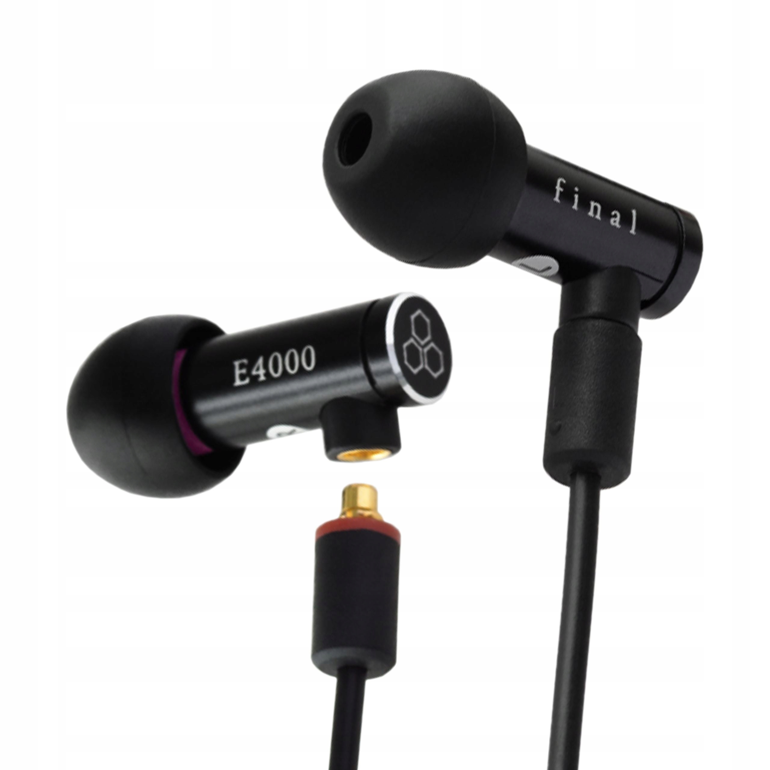 Final Audio E4000 Słuchawki Dokanałowe Monitory Z Wymiennym Przewodem