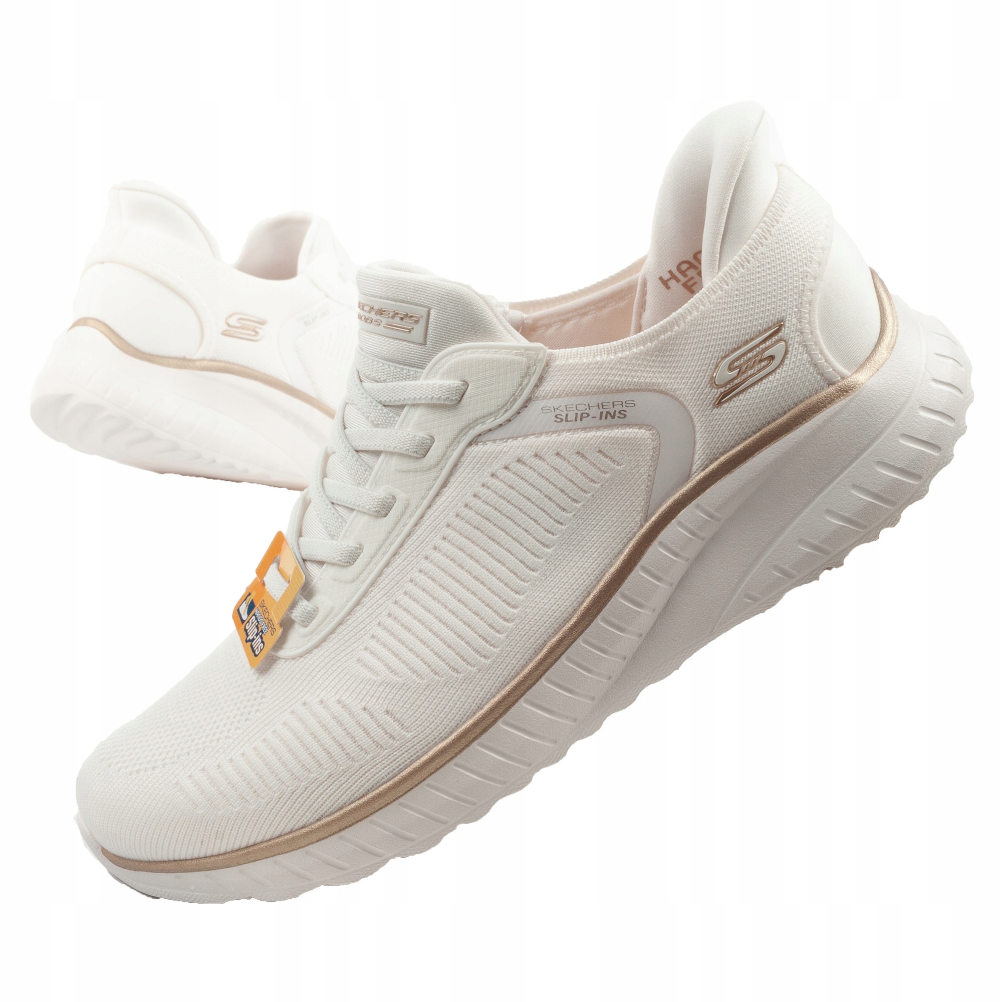 Dámské sportovní boty Skechers Bobs Squad Chaos vel.39 Slip-ins bílé