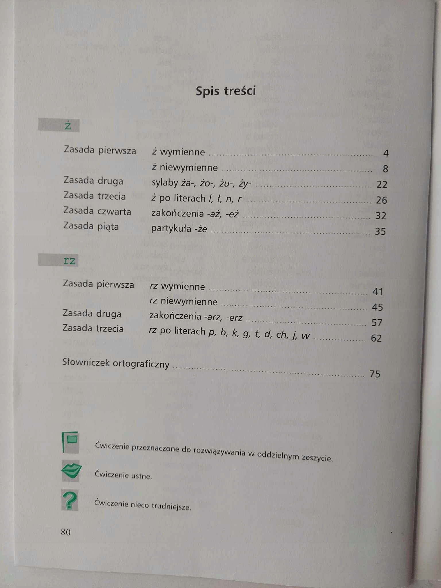 ORTOGRAFIA DLA SP I GIM CZ.2 RZ, Ż GWO ISBN 9788387788933