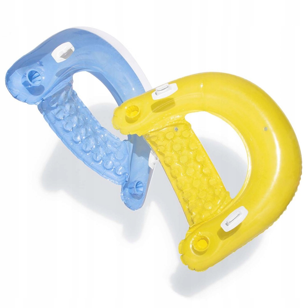 DMUCHANY MATERAC FOTEL DO PŁYWANIA NAD WODĘ Z UCHWYTAMI+GRATIS Długość (cm) 99