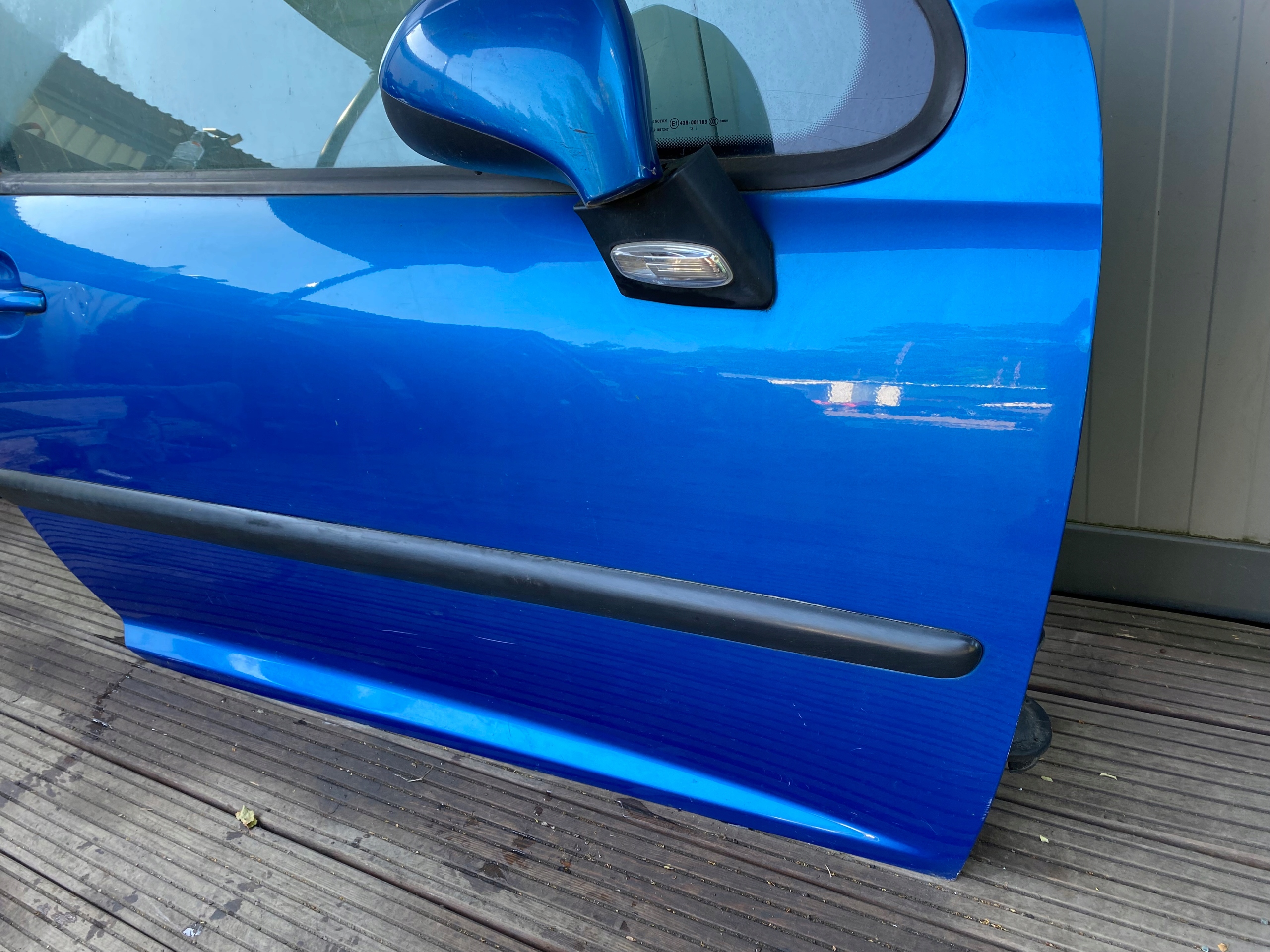 PEUGEOT 207 3D complete door right front KMFD