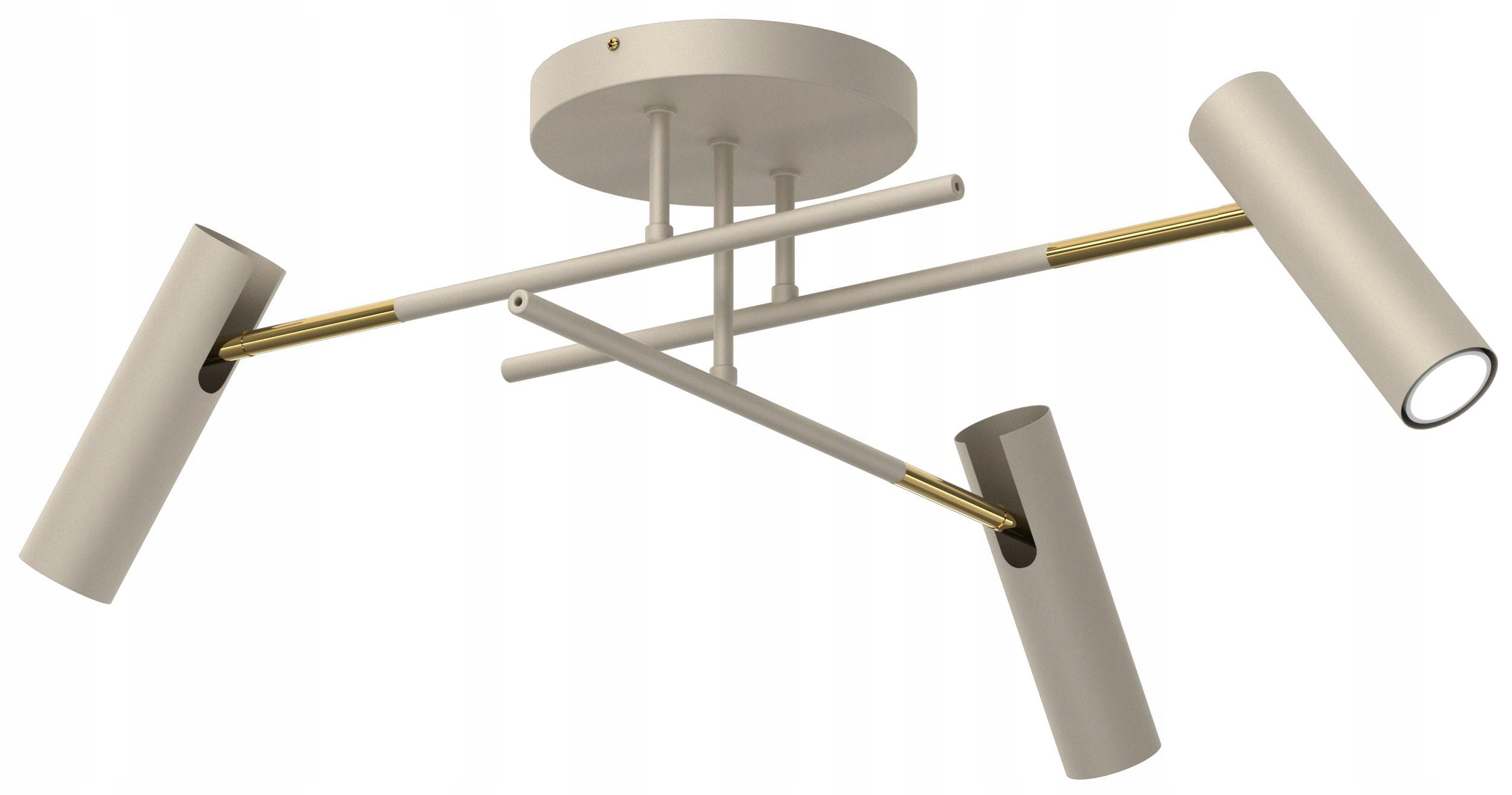 Lampa stropné svietidlo Spot Axion Béžová Zlatá dizajnová