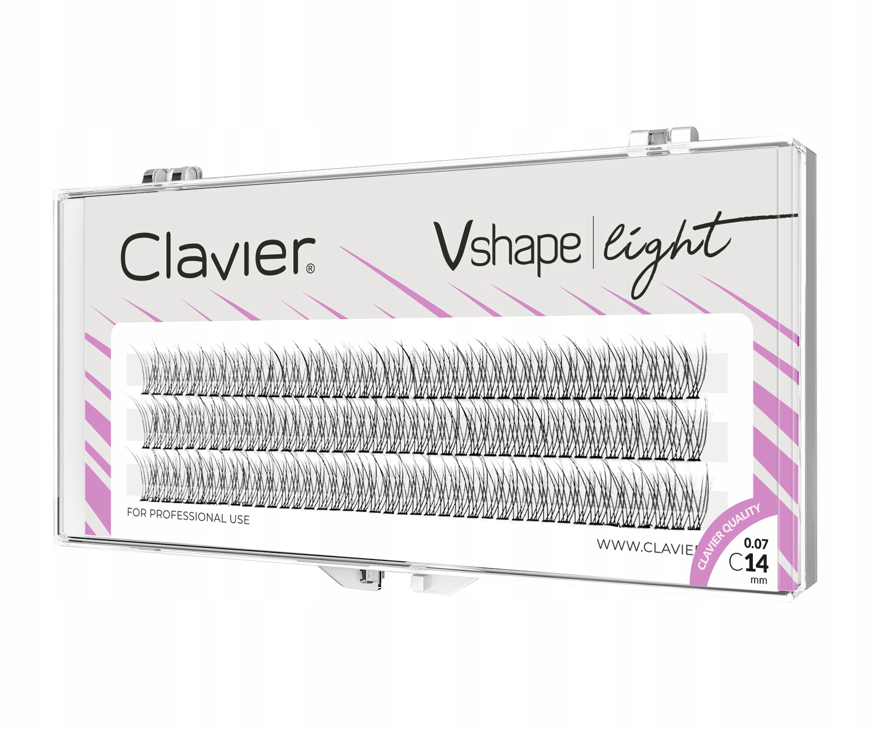 

Clavier Kępki Rzęs Vshape Light 14mm Jaskółki