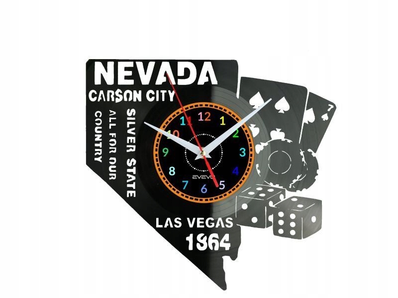 Nevada Usa Nápad na Dárek Nástěnná Dekorace z vinylové desky