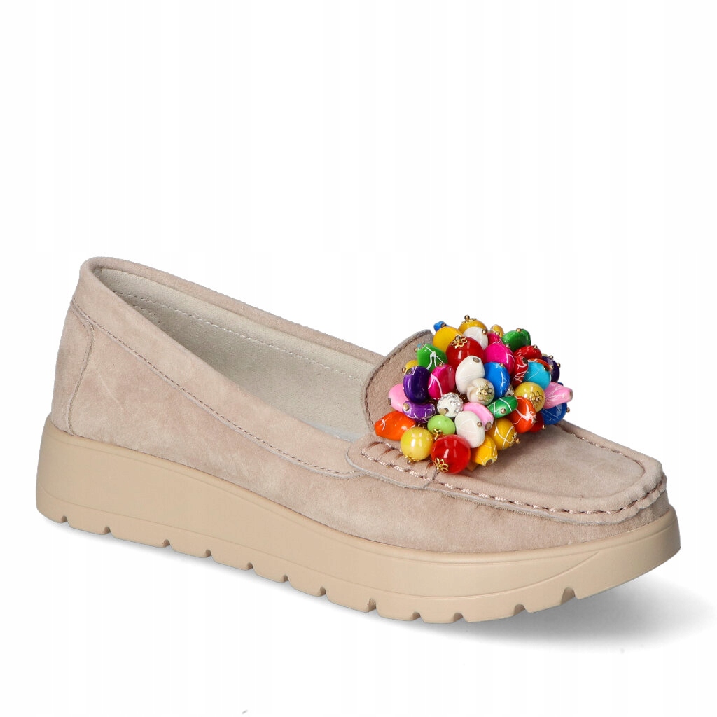 Mokasíny Filippo DP6828/25BE Béžová 40