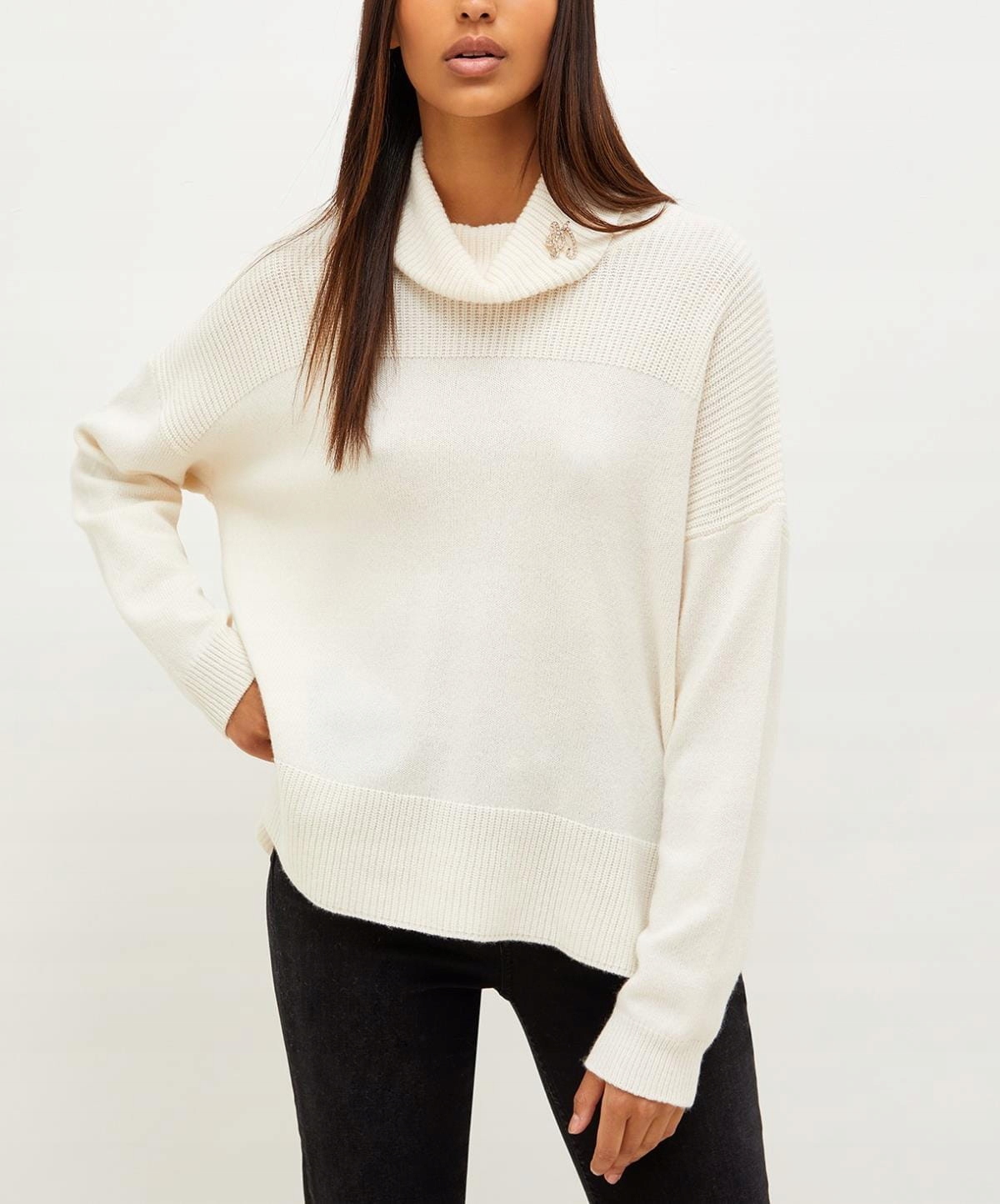 Liu Jo Volný Svetr S Roztřihem Brož (M)