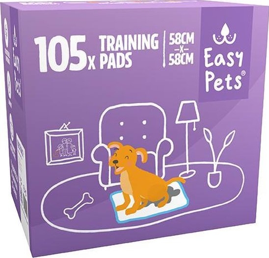 Levně Easypets Výcvikové Podložky Pro Štěňata 58 x 58 cm 105 Ks I046