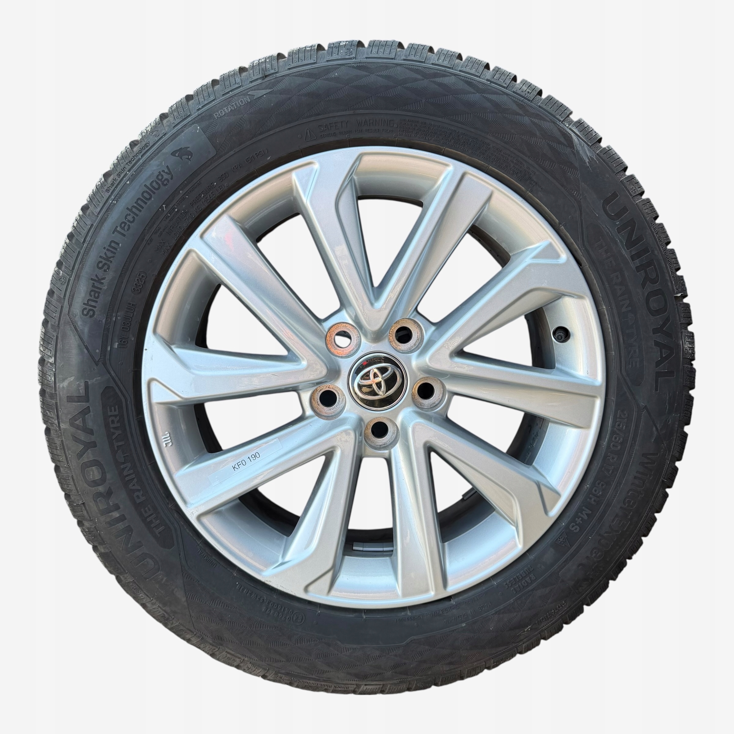 discs wheels tyres TOYOTA COROLLA CROS UNIROYAL 215/60/17" 8MM winter M+S