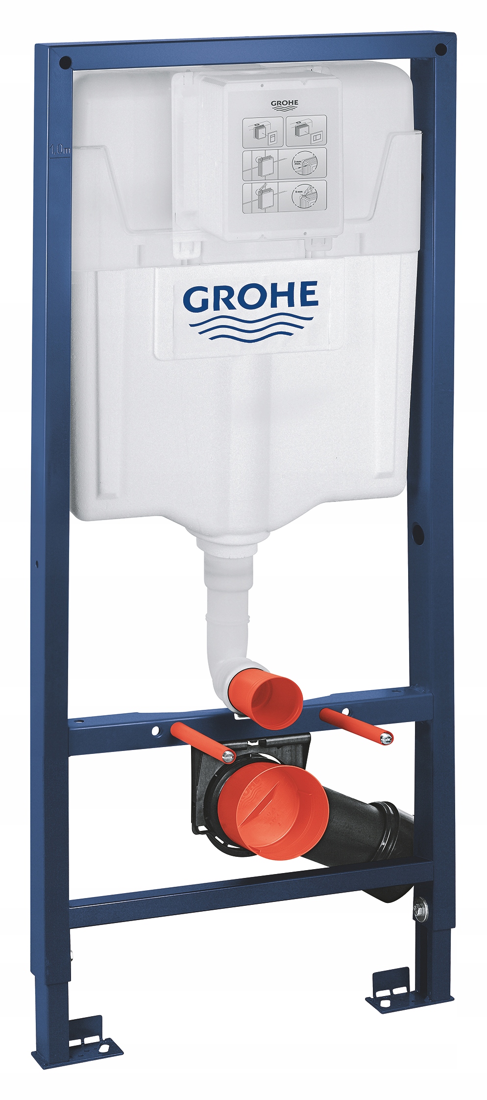 Stelaż podtynkowy RAPID SL 5w1 Grohe chrom mat Szerokość produktu 50 cm