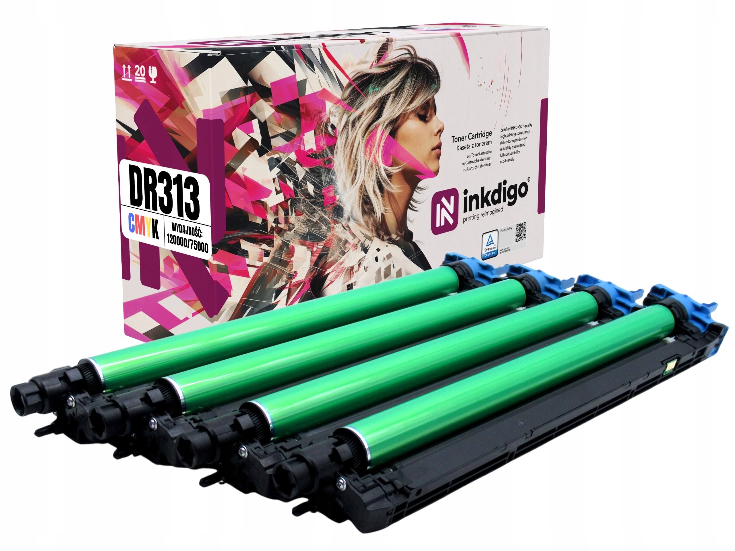 4x náhradní buben DR-313 BizHub C 308 368 458 558