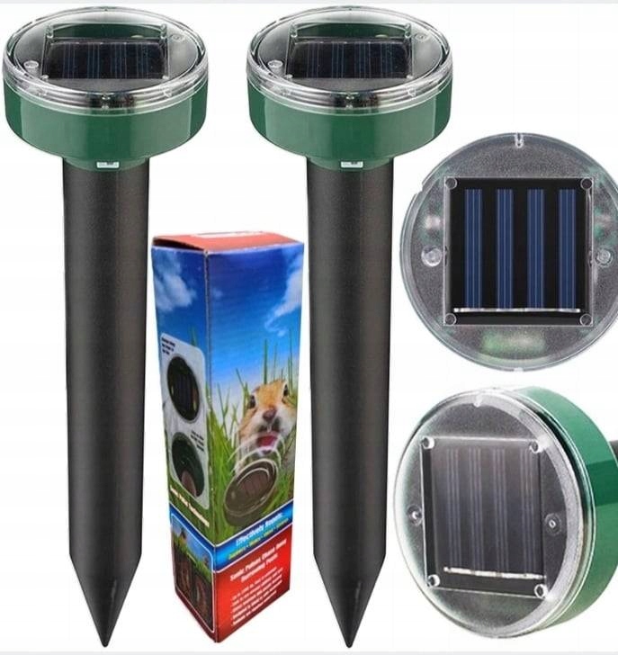 

2x Mocny Odstraszacz Na Krety Gryzonie Solarny