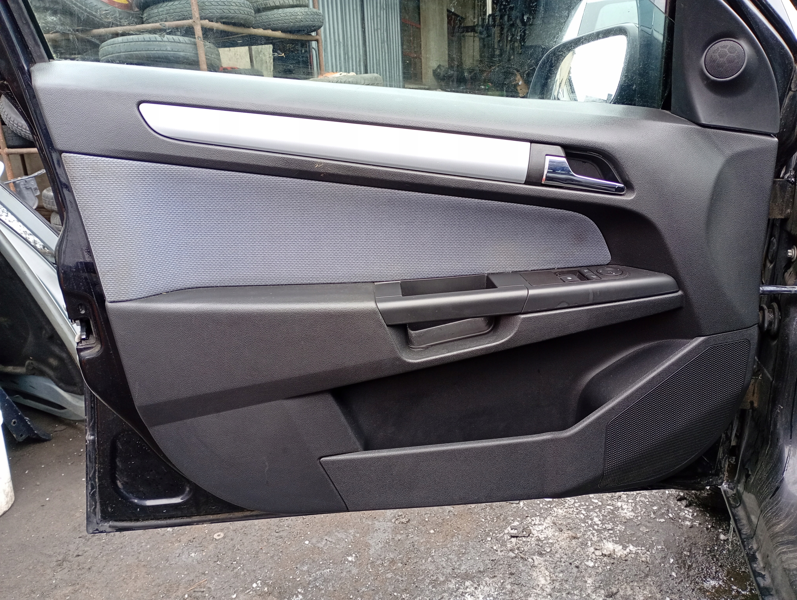 Opel Astra H 04-10 Mécanisme Rabaissement Mécanisme essuie glaces Gauche