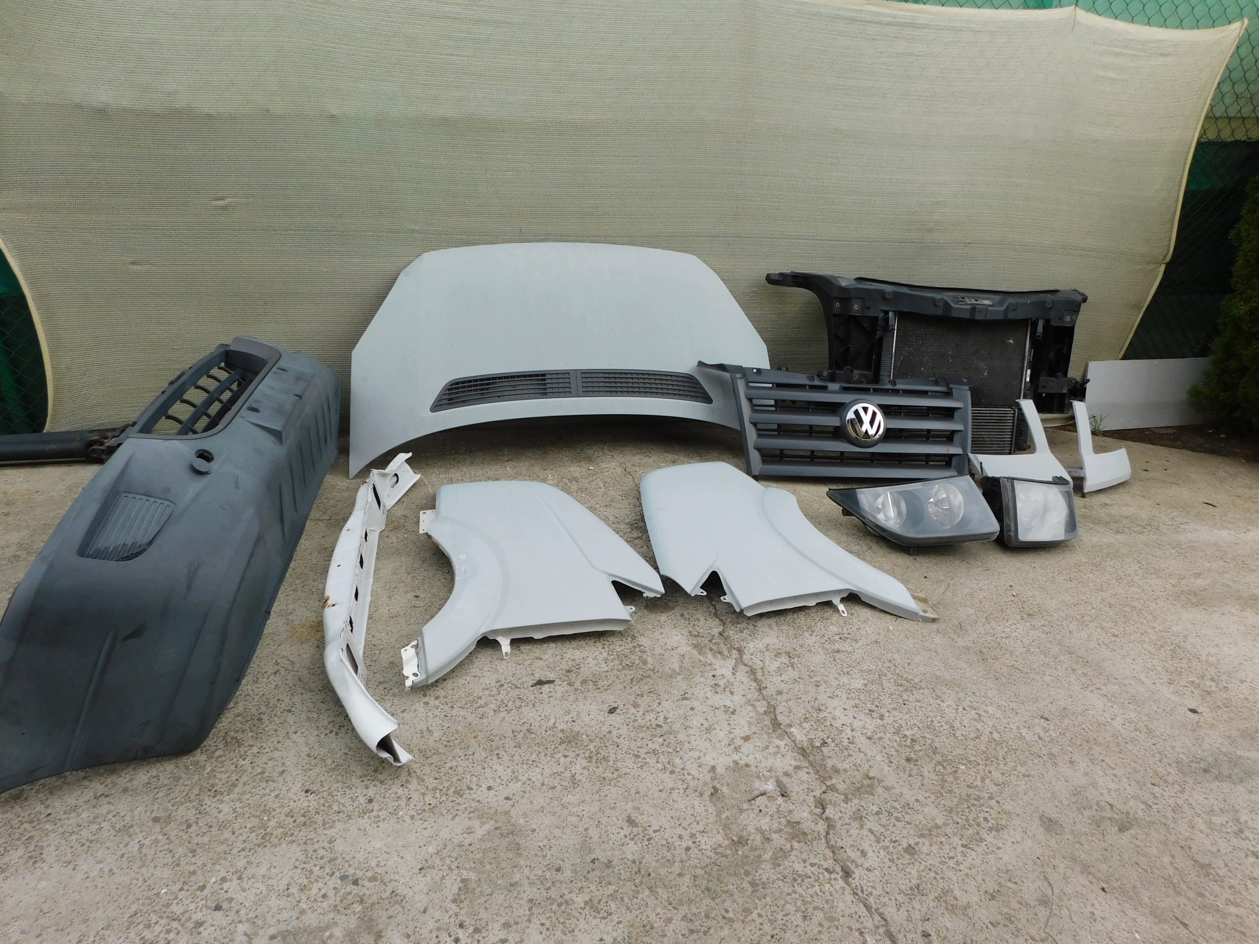 front complete bonnet bumper lights radiator VW Crafter 2.5 TDI 06-12r