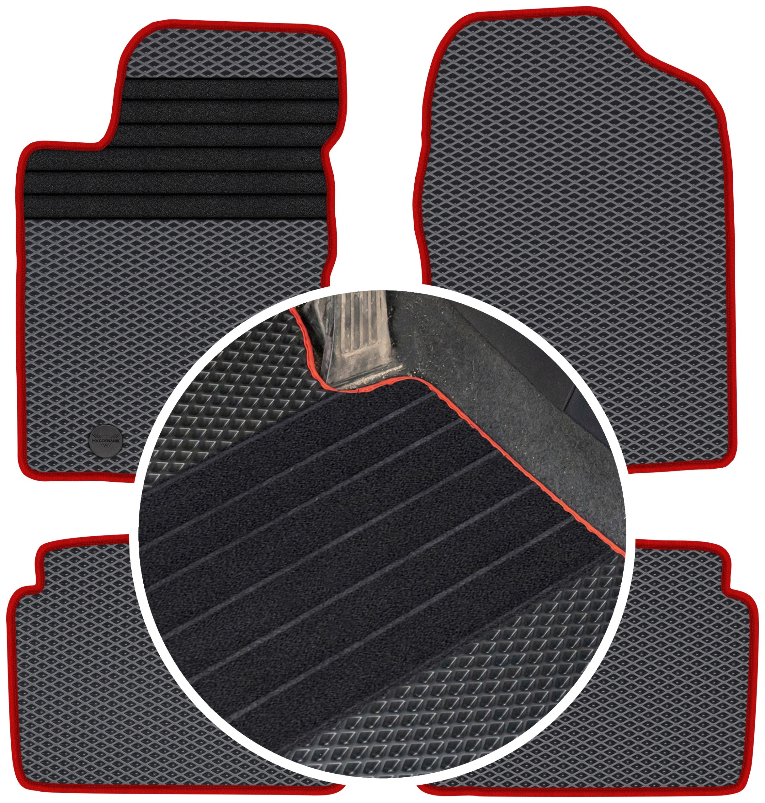 Toyota Avensis II 2003-2009 Gumové rohože do auta Eva Eternity