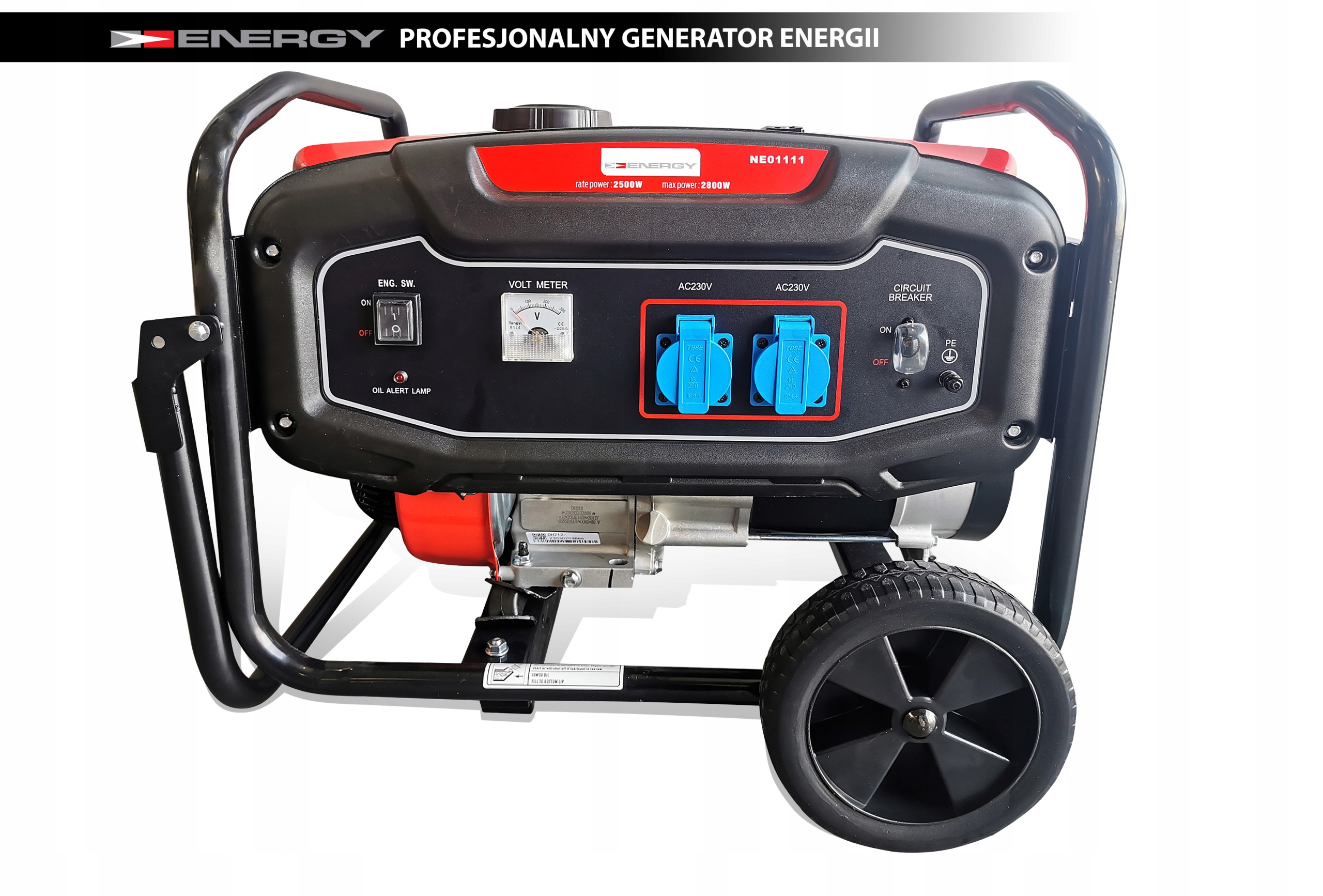 Agregat Prądotwórczy 1 Fazowy 2800W