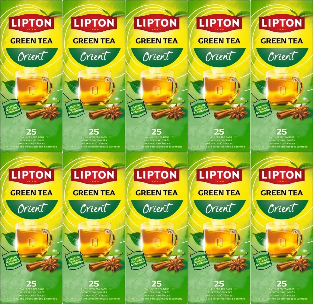 Herbata w kopertach Lipton Green Tea Orient 250szt