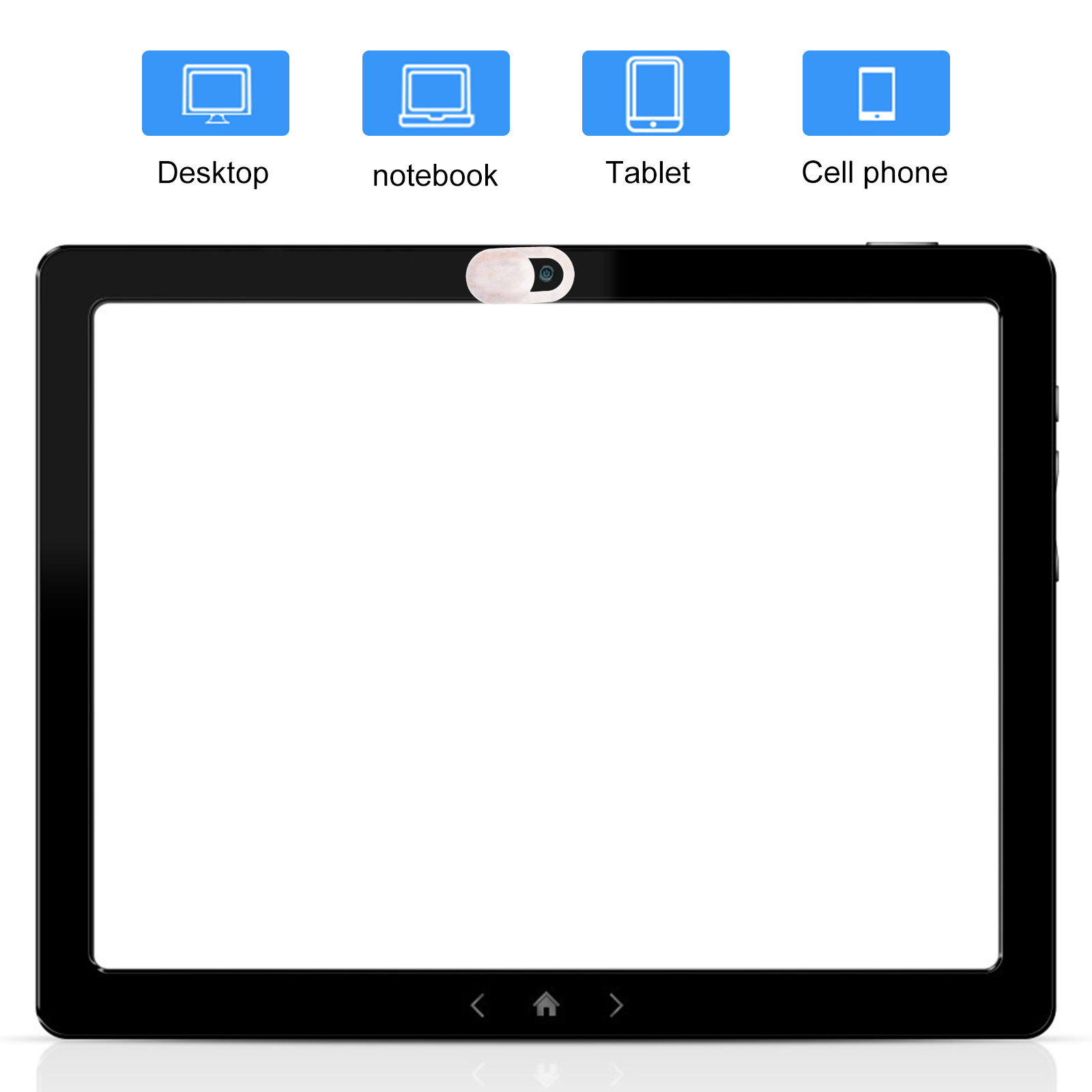 Osłona obiektywu suwaka aparatu 6 szt Kolor dominujący wielokolorowy