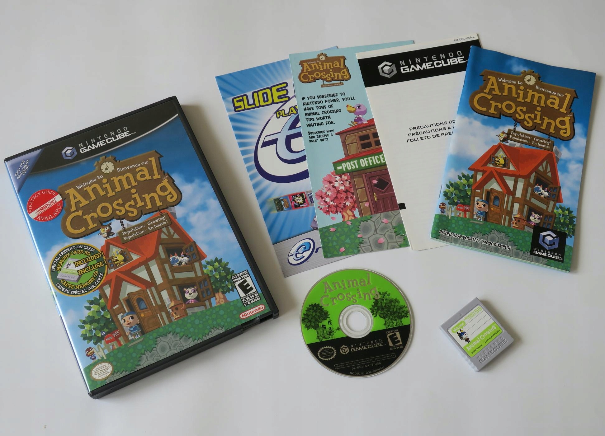 NGC ANIMAL CROSSING + KARTA PAMIĘCI REGION NTSC/U USA NINTENDO GAMECUBE Platforma Nintendo GameCube
