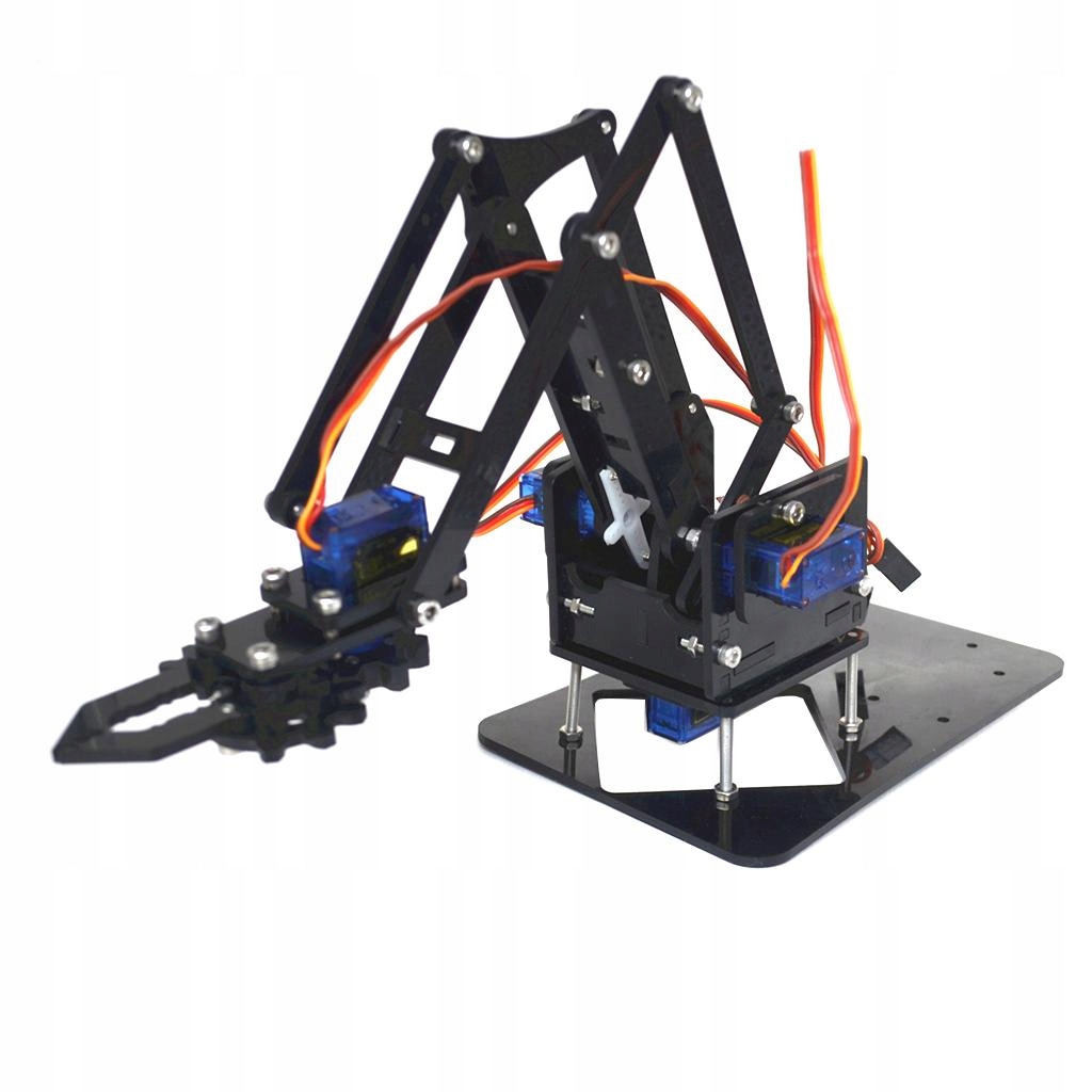 Akrylowe ramię robota Diy Dof Tank Robotics