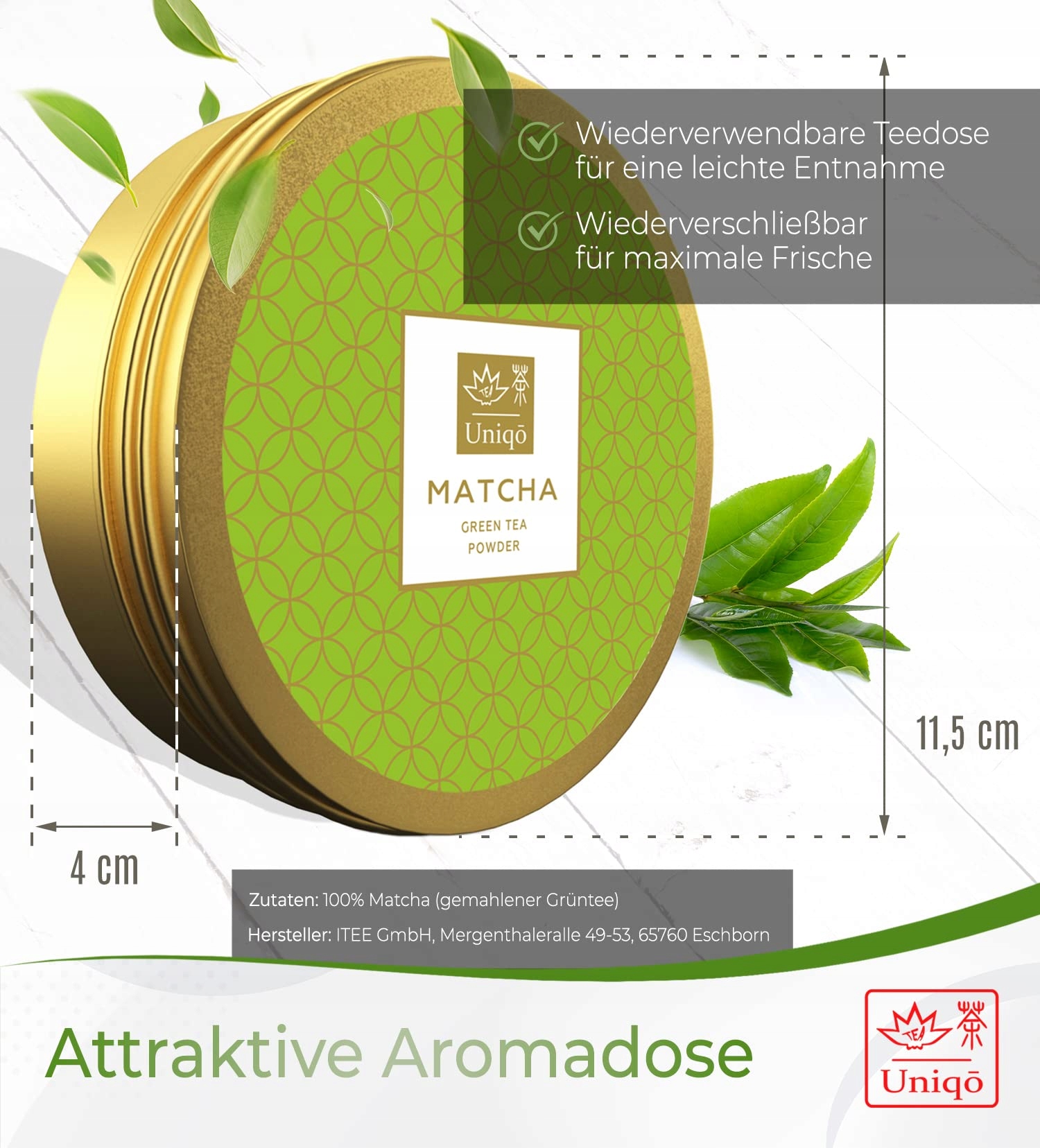JAPOŃSKA MATCHA Proszek Zielonej Herbaty Do Latte Bubble Tea — miniatura 6