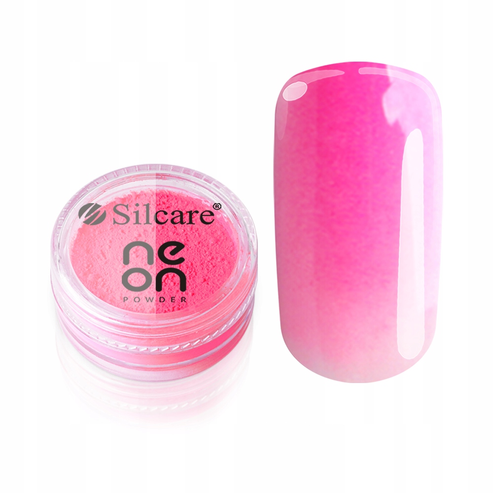 Silcare Peľ na nechty Neon Powder Pink 3 g