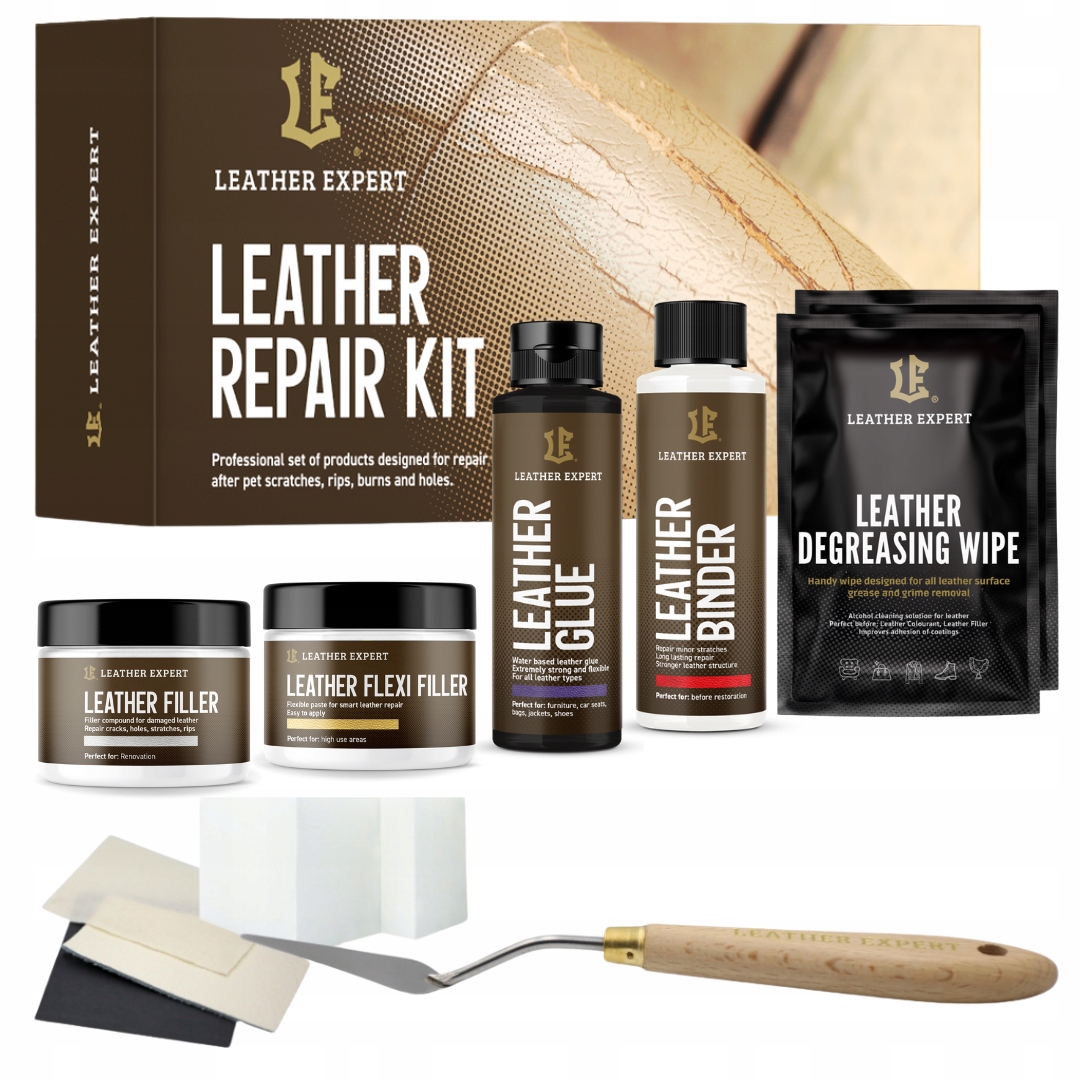Leather Expert Repair Kit zestaw do naprawy skóry tapicerki samochodowej