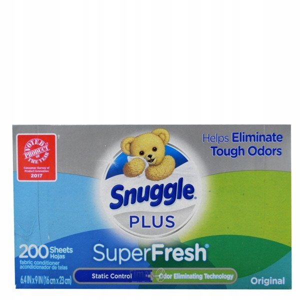 Levně Vonné ubrousky do sušičky Snuggle Plus Fresh 200 Kusů