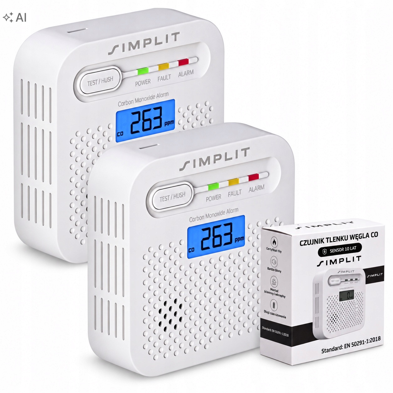 Detektor Oxidu Uhelnatého Detektor Plynu Oxidu Uhelnatého Co Simplit 85 dB 10 let