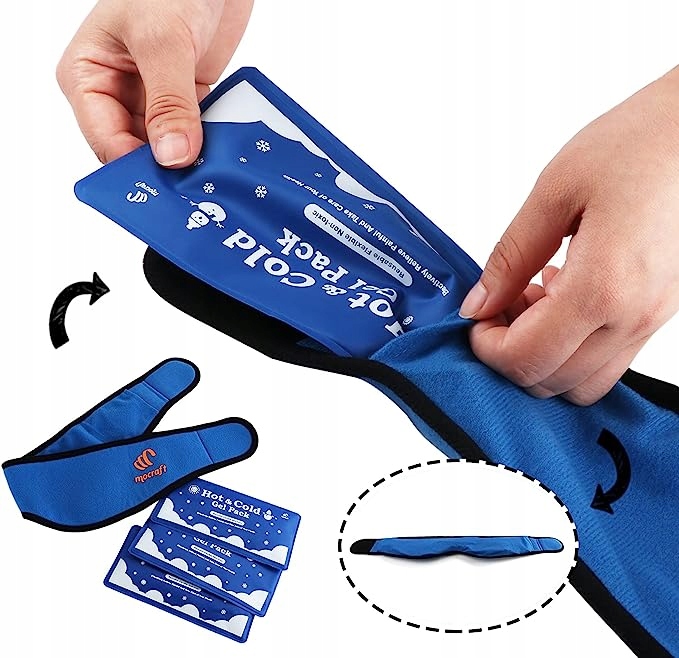 WKŁADKI CHŁODZĄCE KOMPRESY NA BÓL SZCZĘKI HOT COLD Model HY2275