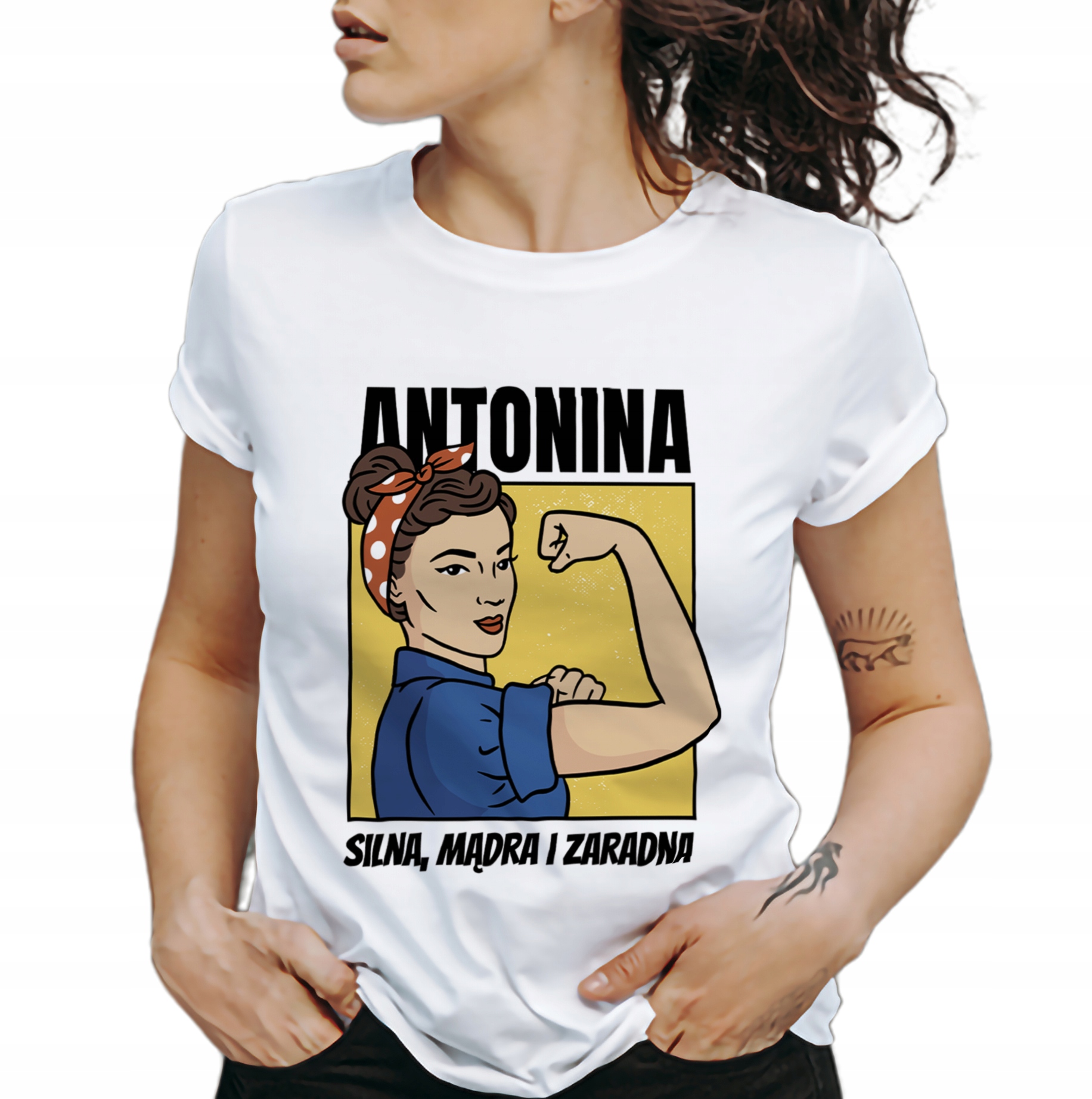 

Koszulka dla żony dziewczyny Twoje Imię S