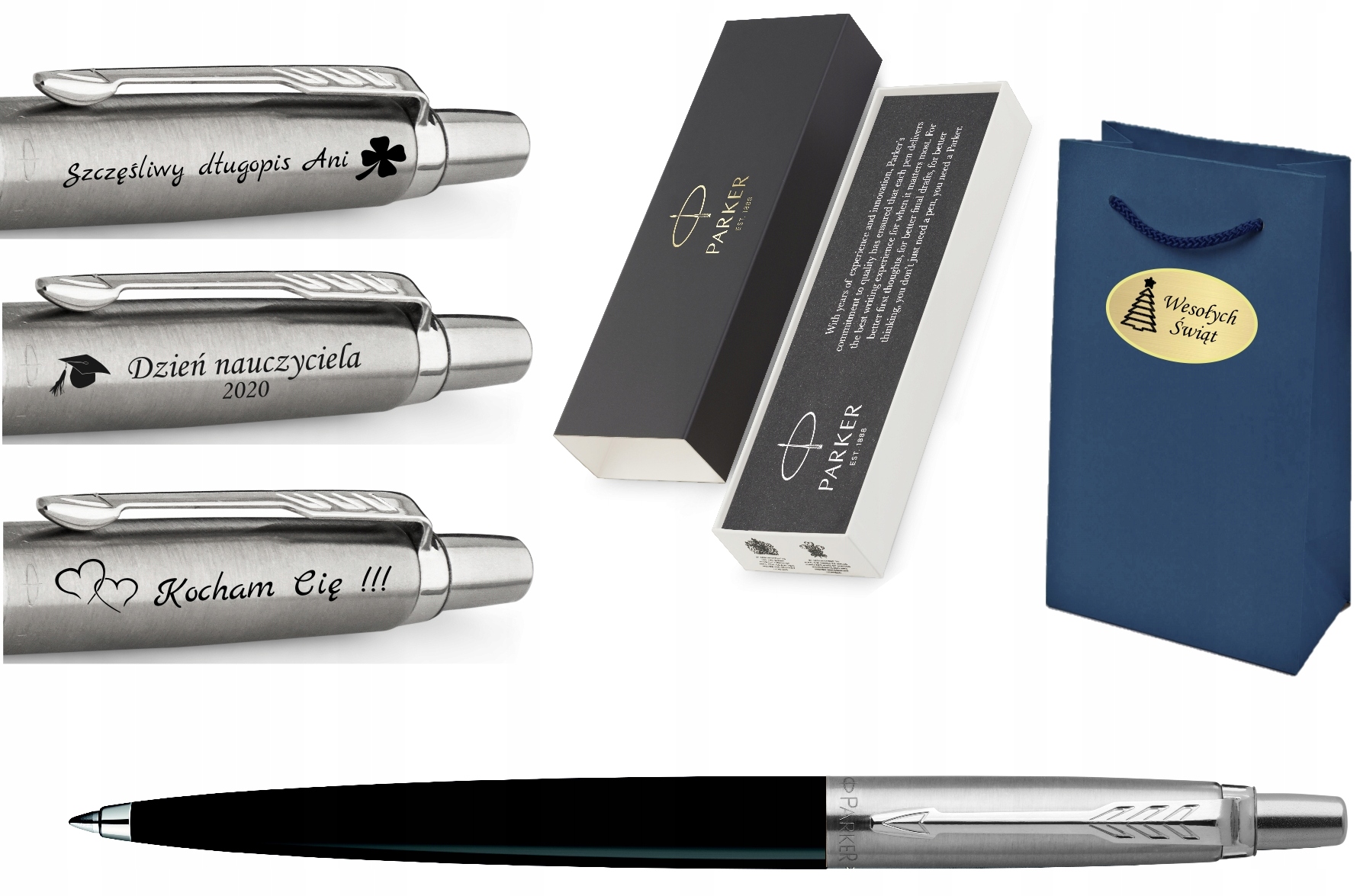 

Parker Długopis Jotter Kolor Czarny Grawer