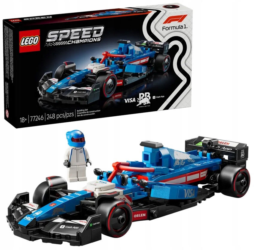 Lego Speed Champions 77246 F1 Formule Visa Cash App Rb Vcarb 01