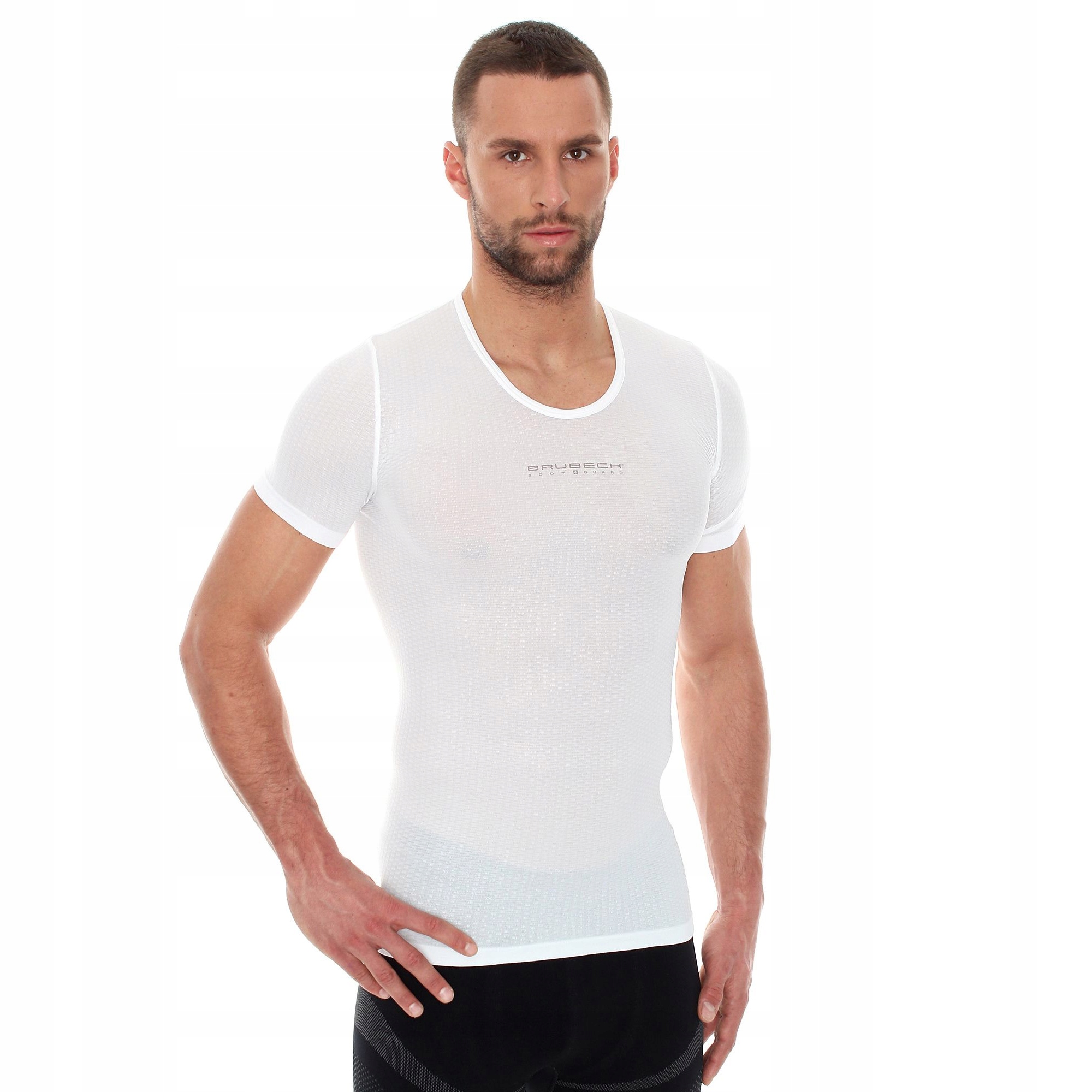 Koszulka termoaktywna Brubeck Base Layer UNISEX Potówka z krótkim rękawem L Rozmiar L