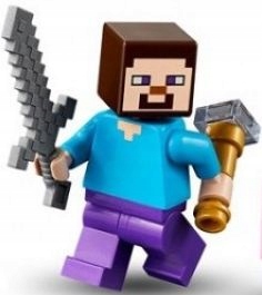 

Lego Minecraft Steve Z Mieczem min009 Nowy
