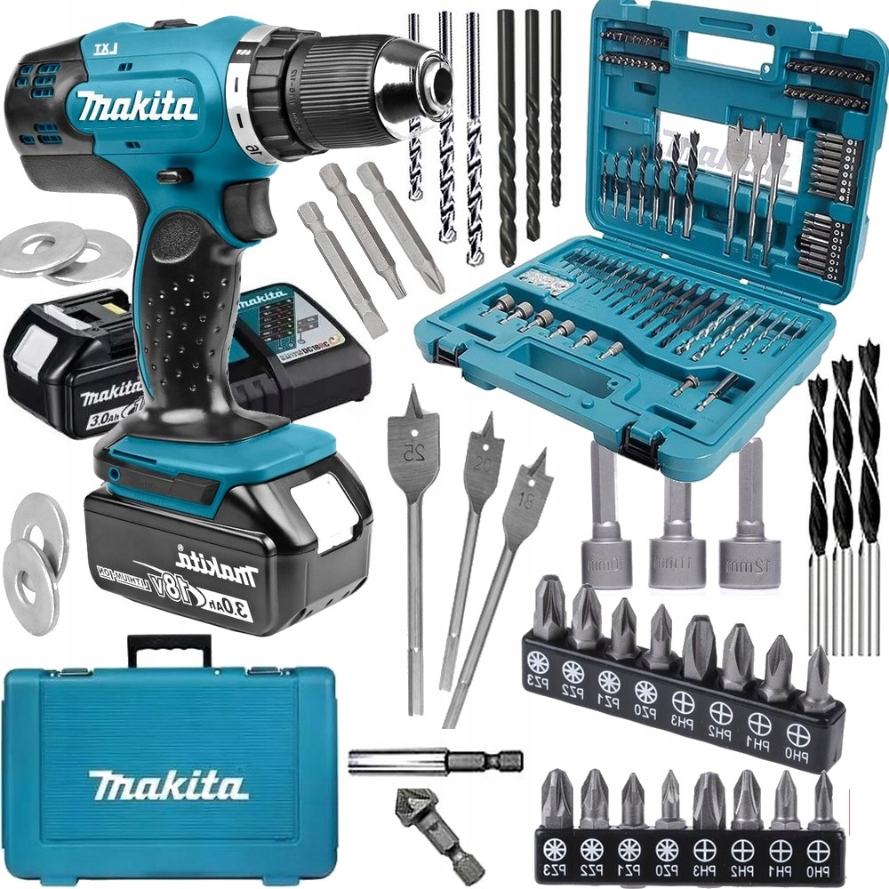 

Wkrętarka Makita 18V 2x3,0Ah DDF453RFE zest Makita
