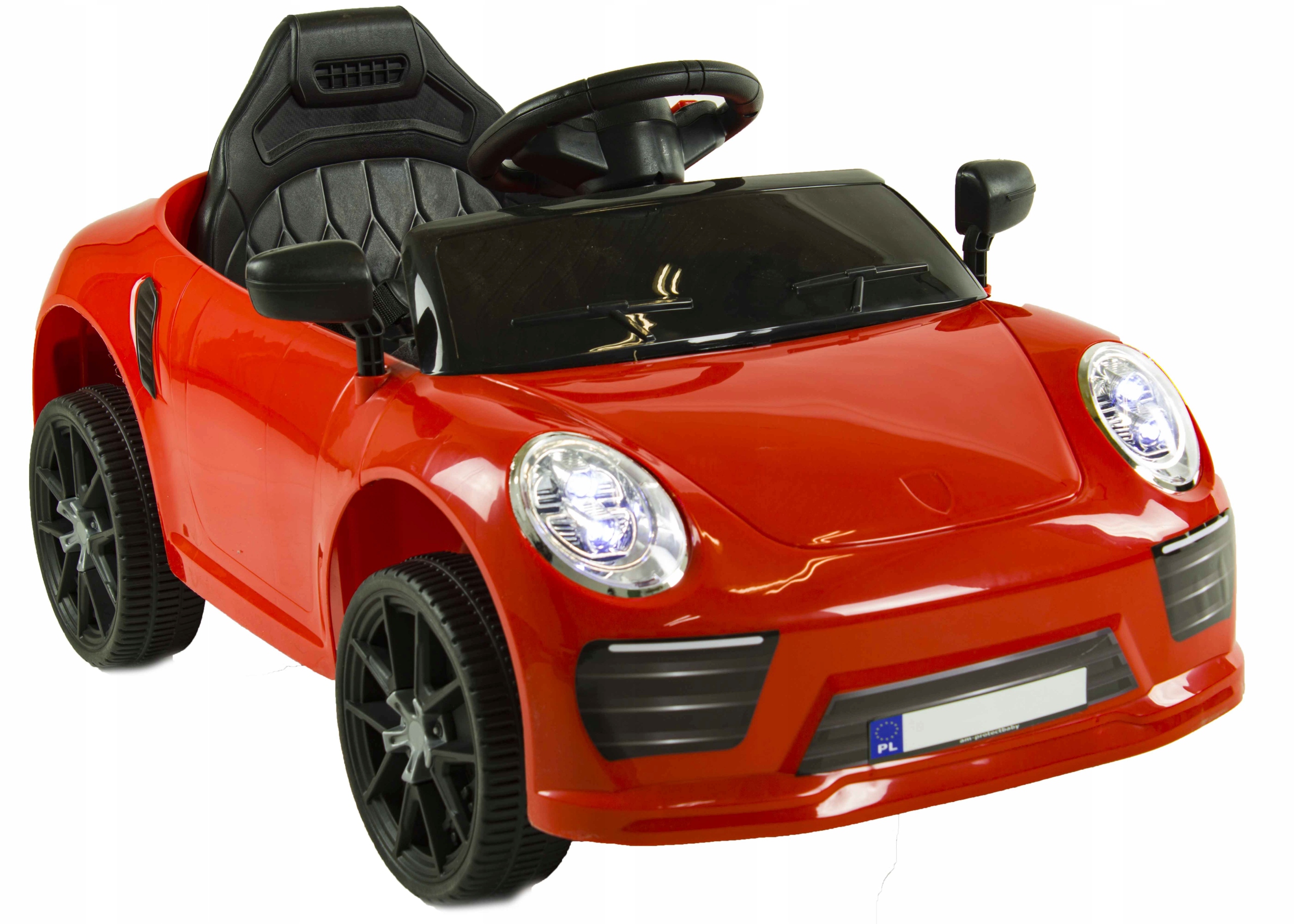 Auto na akumulator Cabrio + LED + Pilot +Bujak Długość pojazdu 86 cm