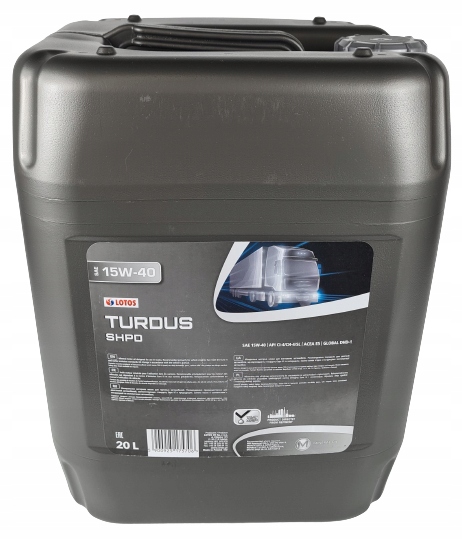 

Olej Lotos Turdus 15W40 Shpd 20L 17KG CI-4 Ch