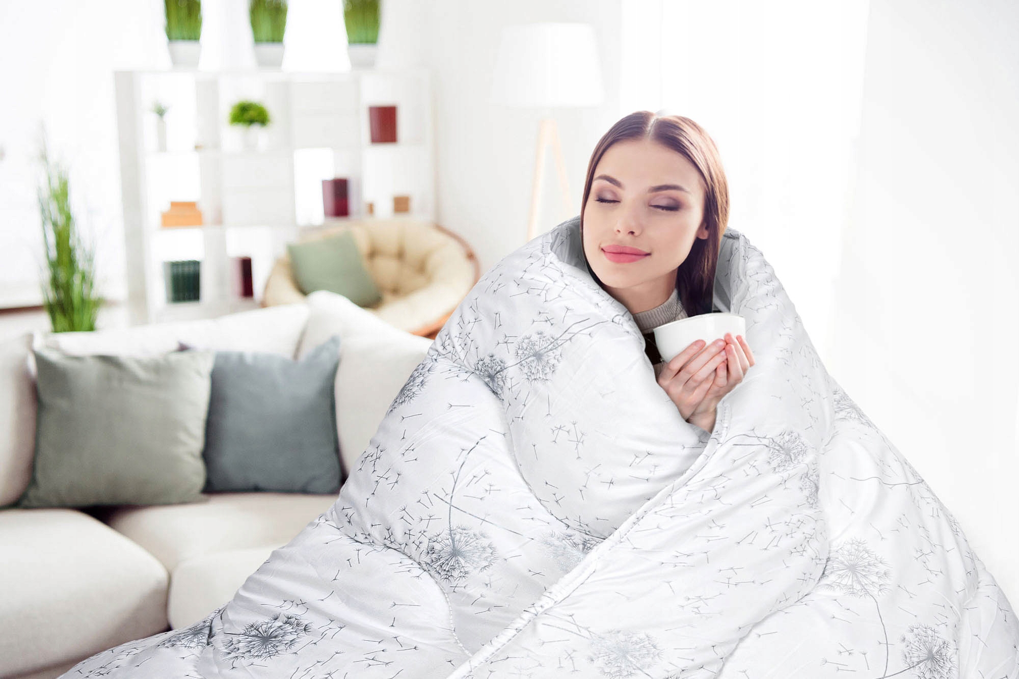 Kołdra CAŁOROCZNA 200x220 + 2xPoduszki 70x80 Ciepła Antyalergiczna z Polski Kod producenta KOMPLET ZESTAW KOŁDRA 200x220cm + 2 PODUSZKI